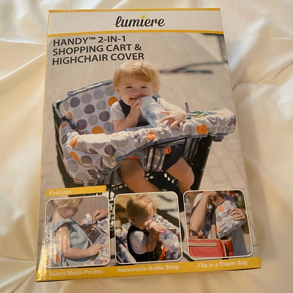 Lumiere Handy 2-IN-1 Shopping Cart & Highchair Cover